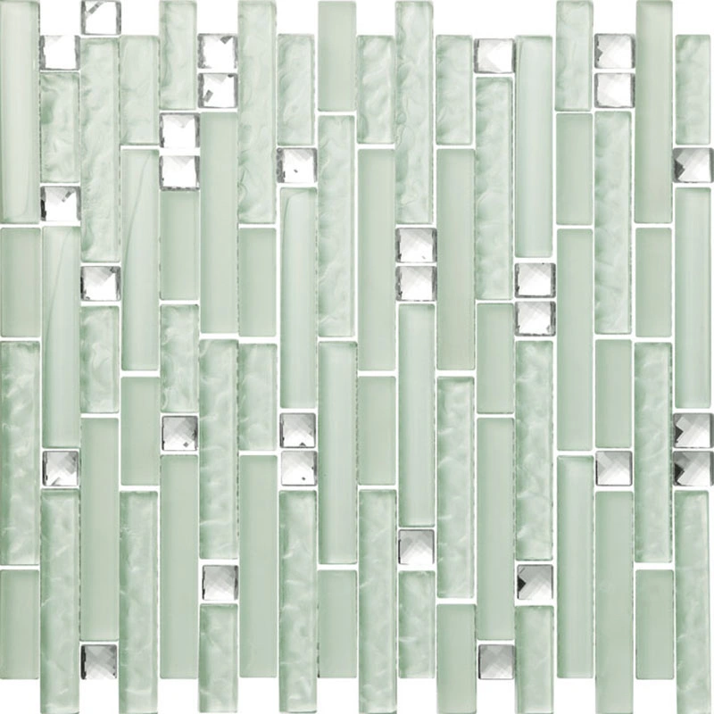 Silver Color Glass Mosaic Wall Tile Mosaic Ceramic 30X30