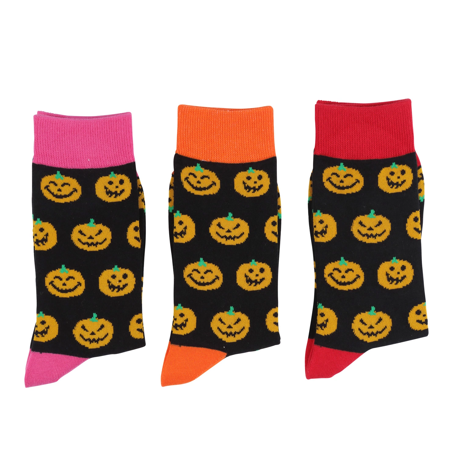 Women's High quality/High cost performance  Comfortable Smile Embroidery Cotton Ladies Long Socks Stocking