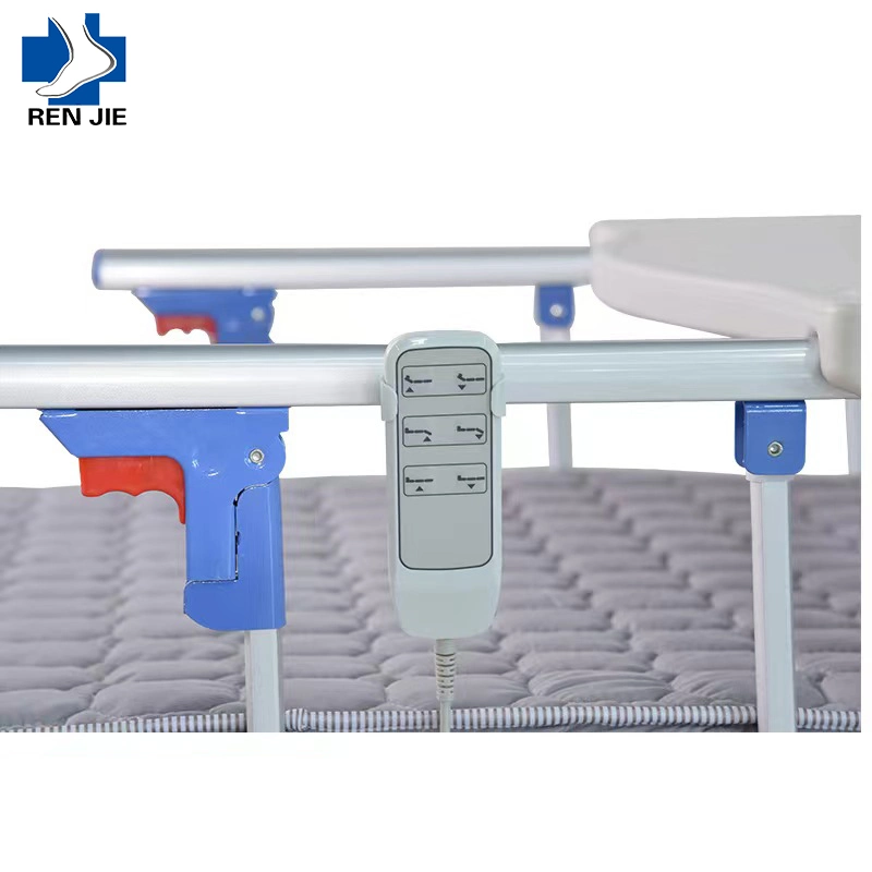 Cheap Price Medical Adjustable 3 Function Electric Hospital Bed for Patient with Casters