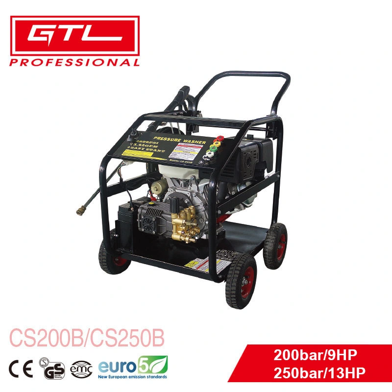 Gasolina Power Car Washer 9HP/13HP Limpiador de lavado de Alta presión (CS200B/CS250B)