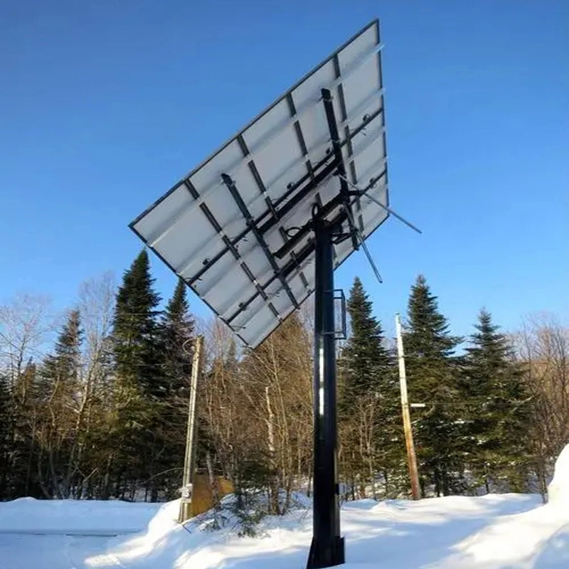 GPS Dual Axis Solar Tracker Automatic Control System