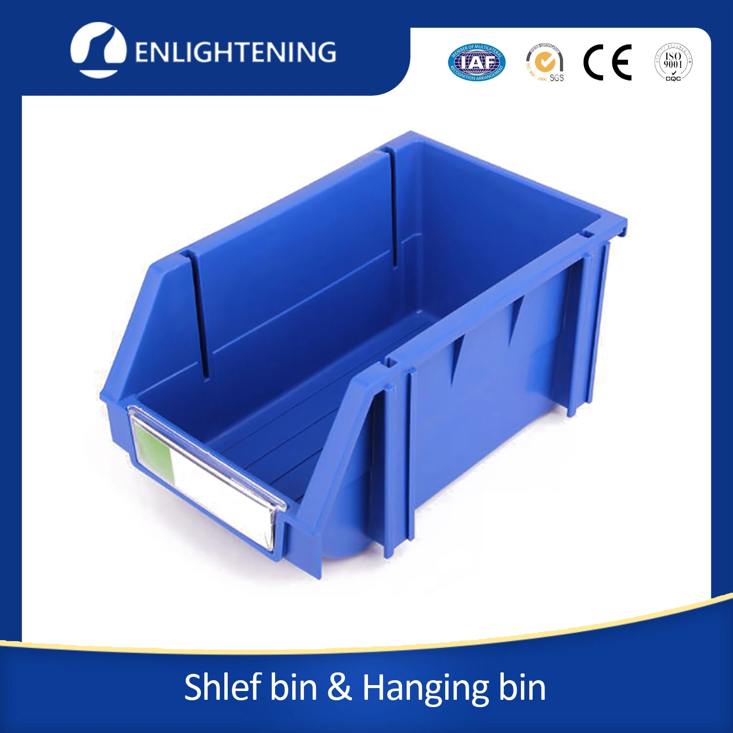 Plastic Storage Box Container New PP Parts Nesting Shelf Bins for Aerospace Hardware Fastener Bearings Industrial Warehouse Storage