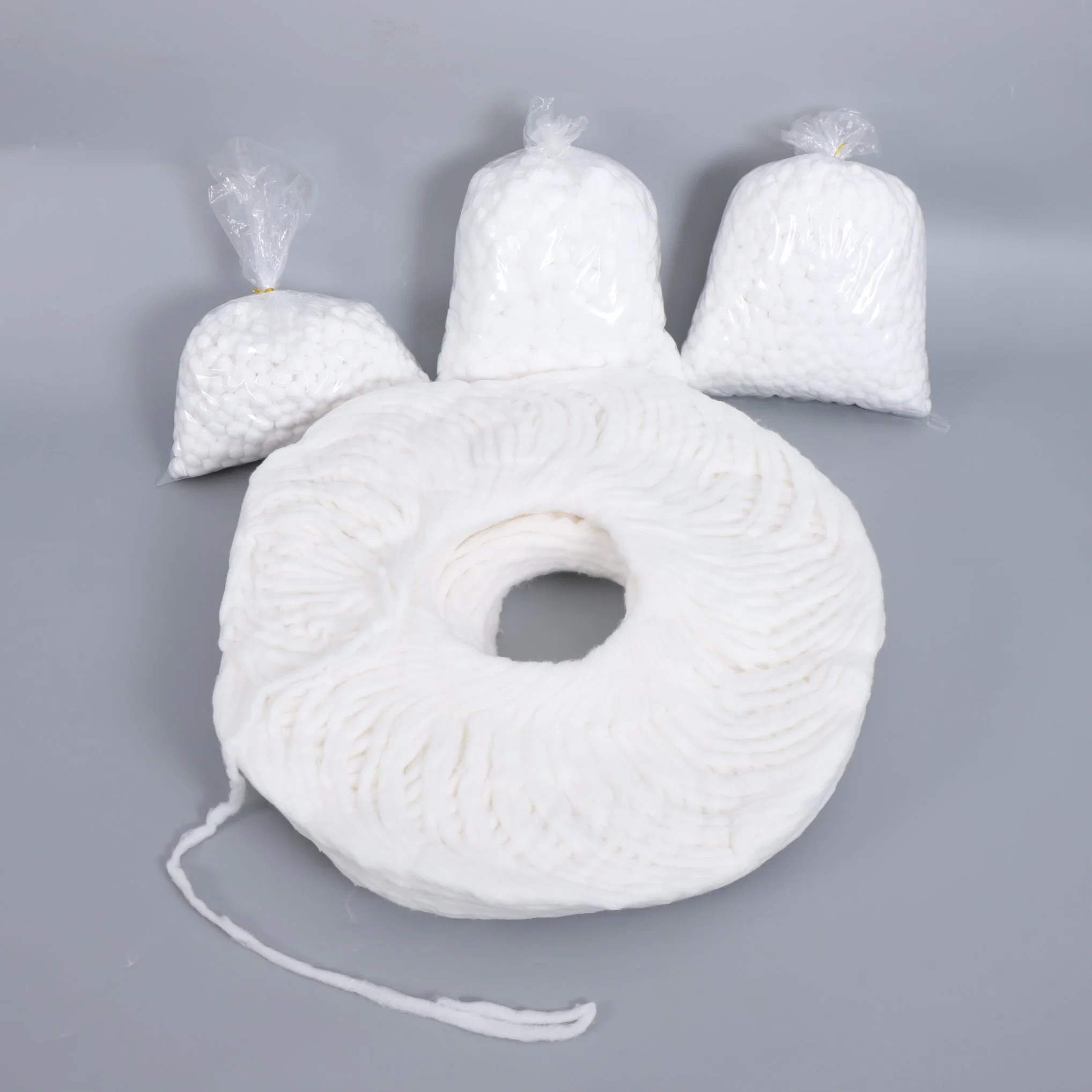 Convenient Customized Logo Natural Polyester Cotton Coil Cotton Sliver