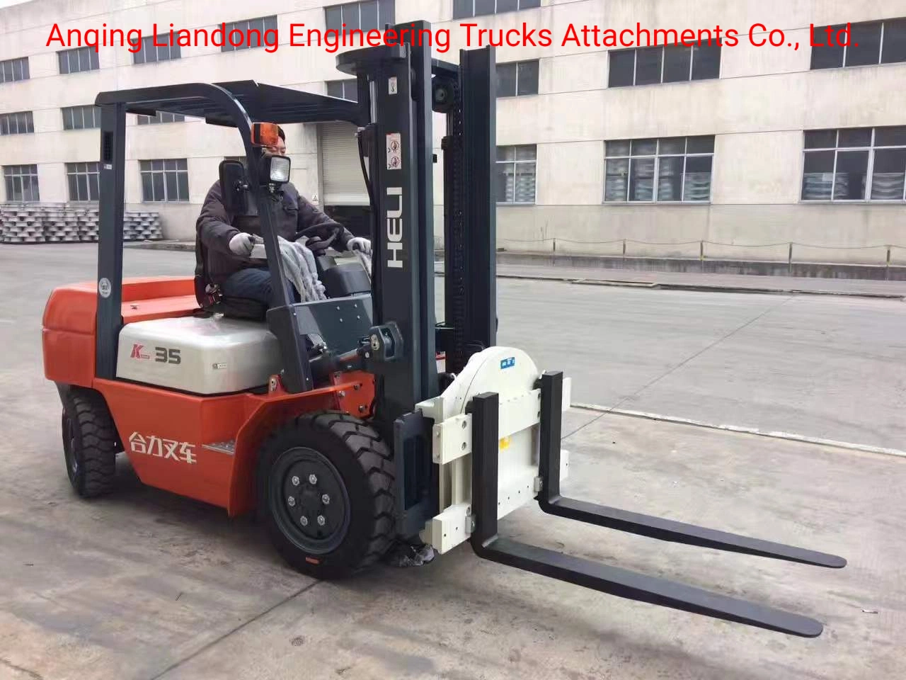 Forklift Part Attachment 1-20t Rotator Equipped with Observation Hole for Good Vision for Heli Mitsubishi Hyster