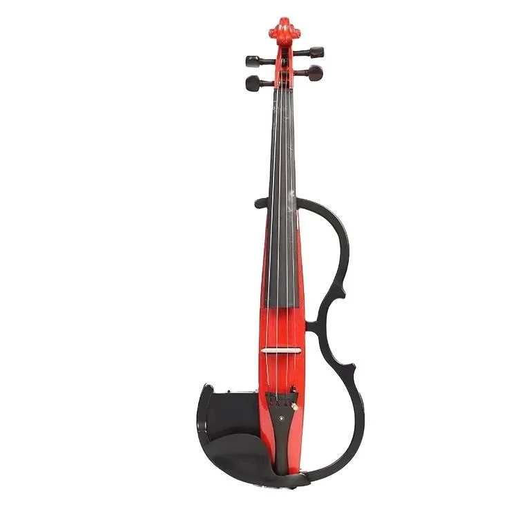 Amazônia Venda Quente Ebony Bow Viola Caso luz de cor vermelha violinos violino electrónica