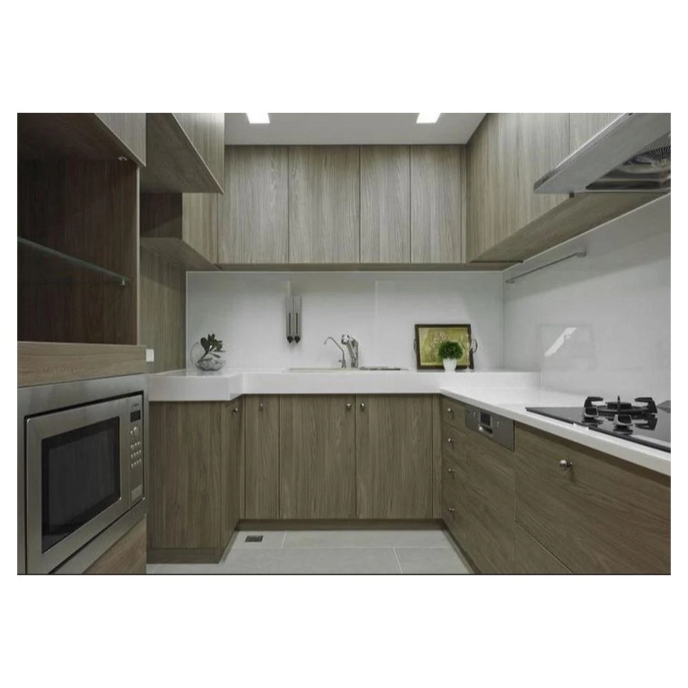 Prima Modern Kitchen Cabinets, Melamine Plywood Door Modern New Trend Kitchen Furniture