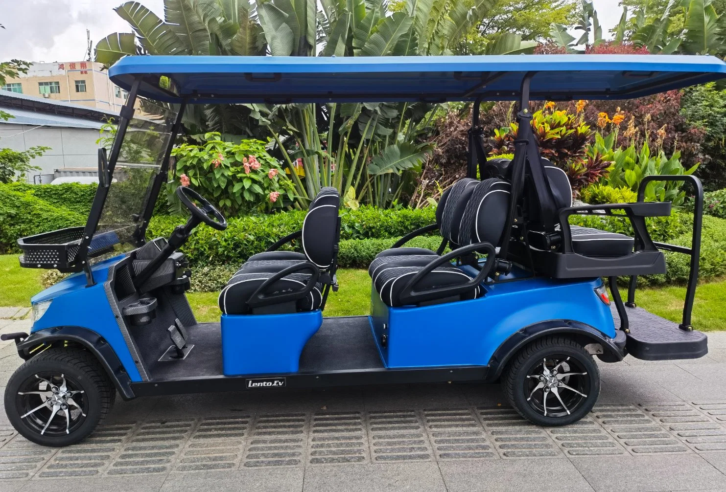 4 ou 2 carros elétricos de golfe da LNTO de Shenzhen com travão de disco CE E DOT bateria operado Golf Carts Cart