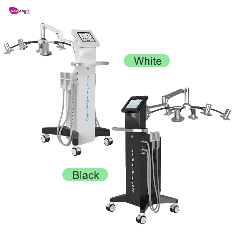 Élimination de la graisse corporelle amincissante 6 en 1 160MW Cryo Cold Light Green EMS Lipolysis 6D Lipolaser Lipolsis Machine minceur professionnelle au laser 6D