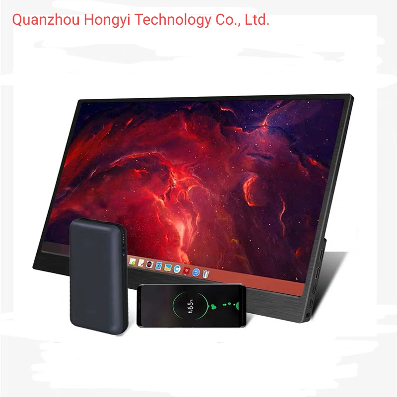 Monitor portátil de juegos 3840*2160 de alta definición de 4K pulgadas con pantalla táctil de 15,6 pulgadas Con batería