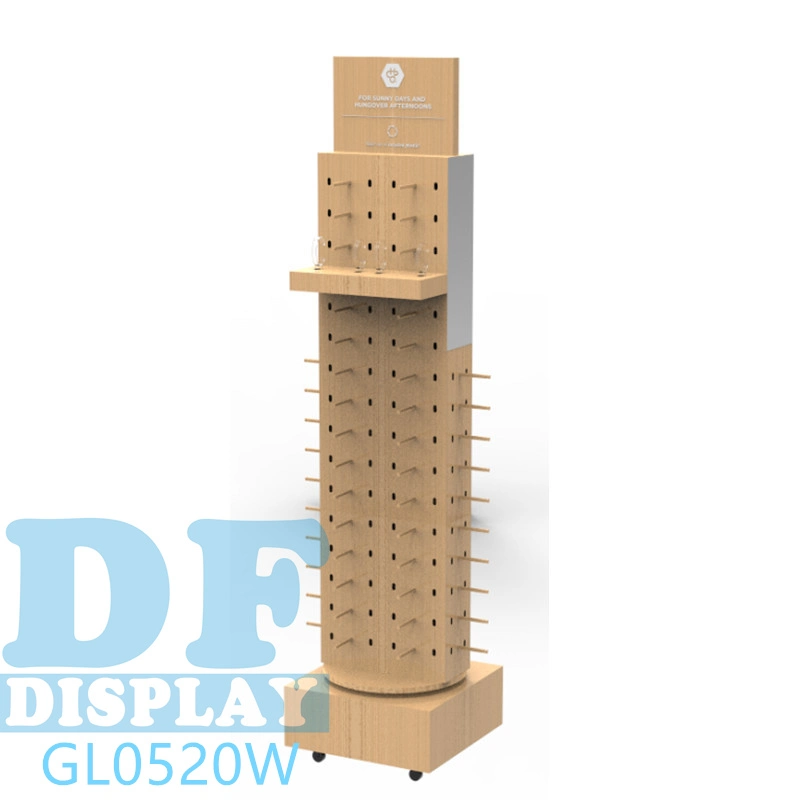 Uhrendisplay Schrank Boden Stehend Handgelenk Uhrenständer Aus Holz Uhrenständer Display MDF Sonnenbrille Display Rack für den Einzelhandel