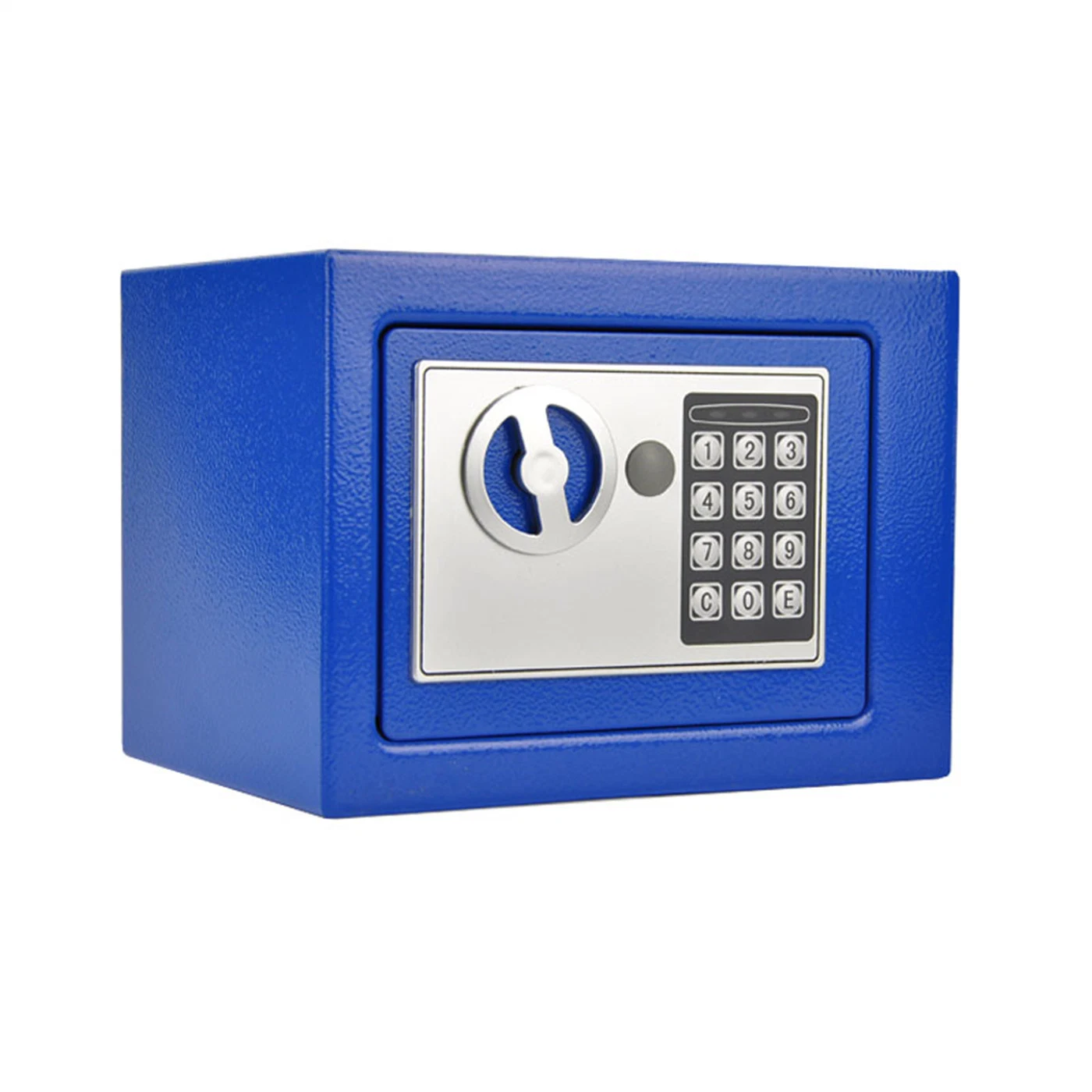 Stalwart Modern Office Furniture Steel Box Security Key Safe, Blue