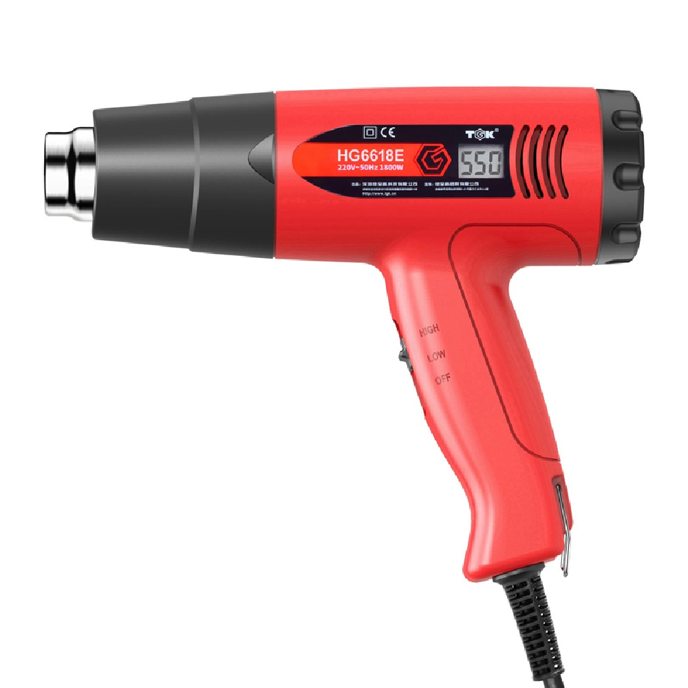 Hg6618e 1800W New Design Digital Display Temperature Adjustable Hot Air Gun Heat Gun for Paint Removing