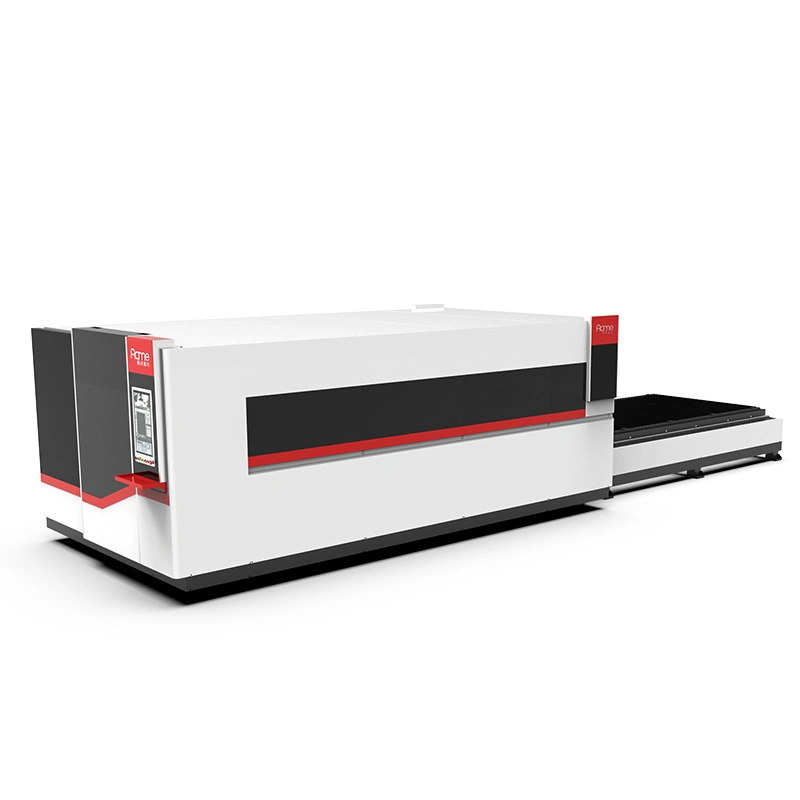 CNC-Faser-Laser-Schneidemaschine Raycus Laserquelle Raytools Laser Kopf Cypcut Control System, Vollständige Abdeckung