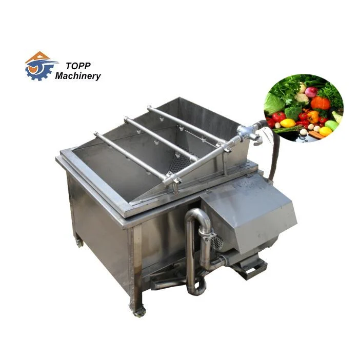 Industrial Fruit Washing Machine Vegetable Bubble Washer