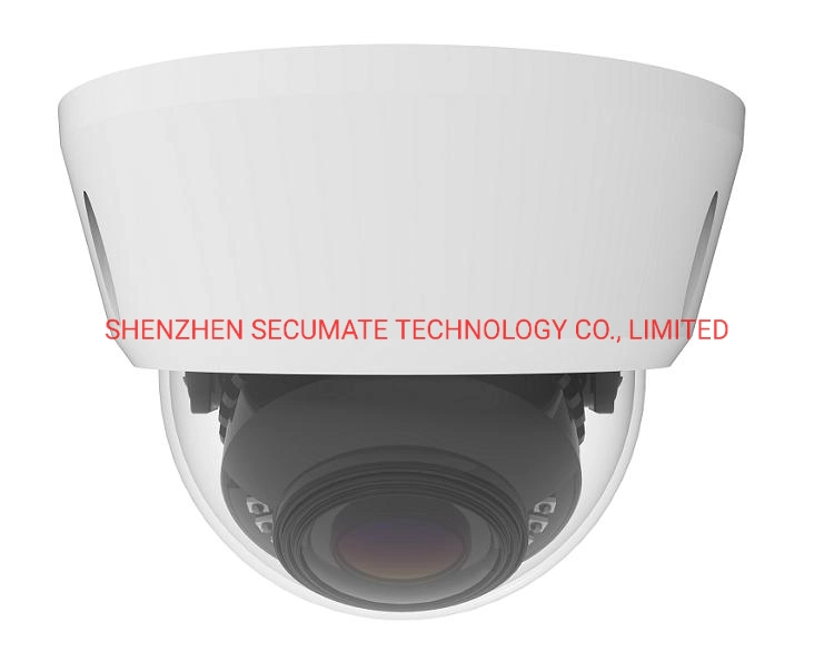 Verdadeiro WDR Ai Humanos e Tecnologia de Detecção de carro de segurança CCTV IP Starlight 5 MP Câmara Dome de Metal