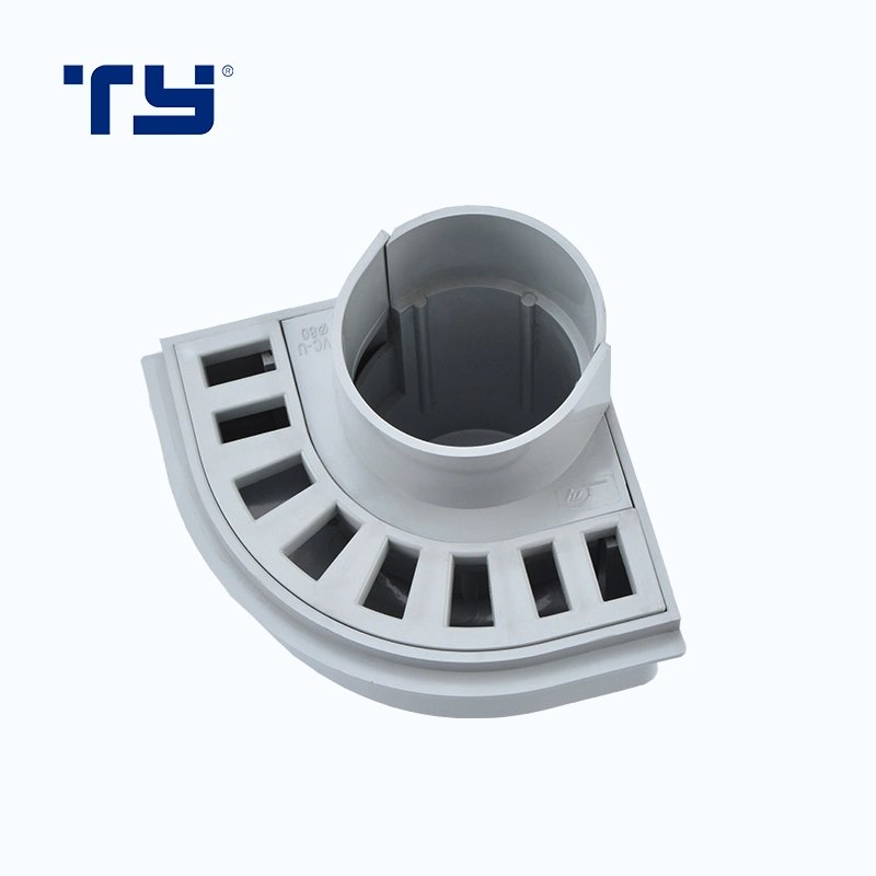 PVC Plastic Fitting Male Floor Drain for Drainage in DIN Standard