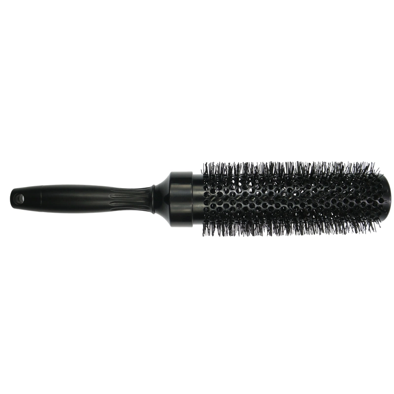 2022 New Longest Black Ceramic Brush Custom Salon Professional Nylon Bristle Round Hair Brush