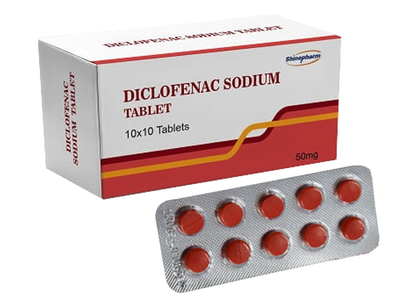 Diclofenac Sodium Tablet 50mg Finished Medicines with GMP