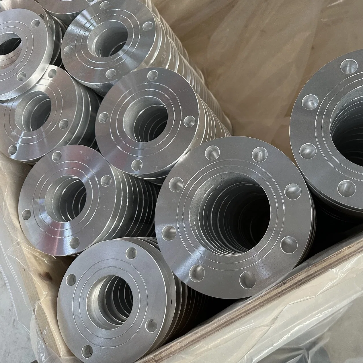 Aluminum 6061 6060 6063 Loose Plate Lap Joint Flange for PE Pipe