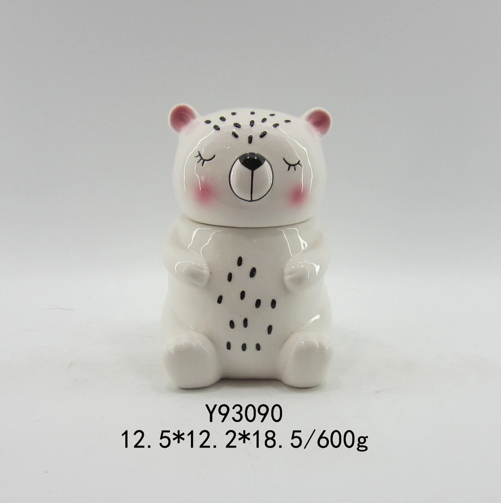 Ceramic Animal Cute Bear Box