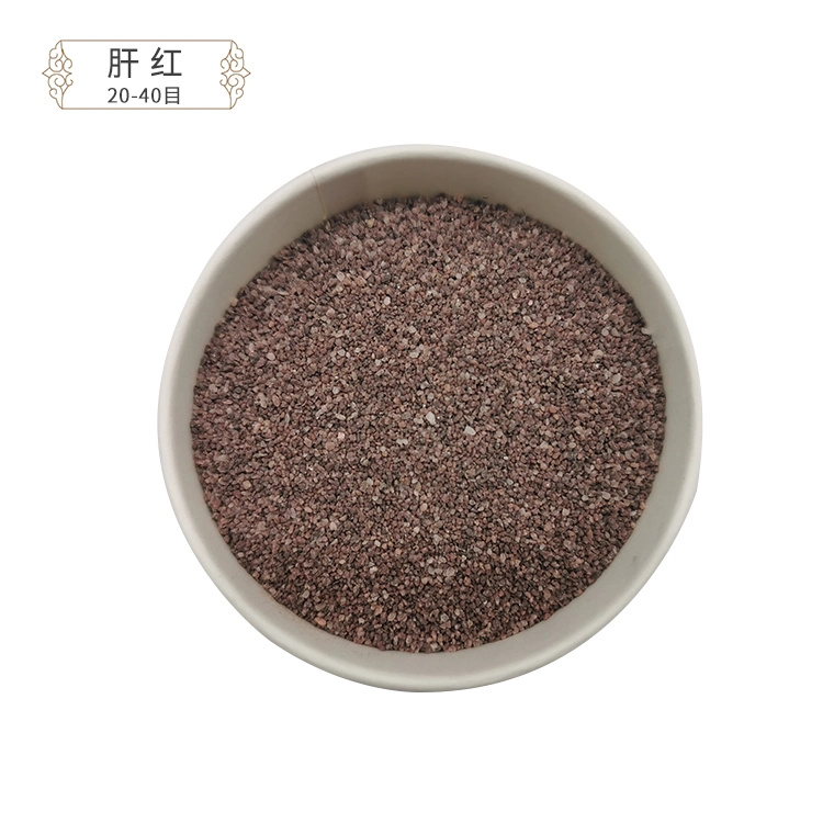 Factory Price Natural Color Sand Real Stone Paint Used Sand Round Textured Sand