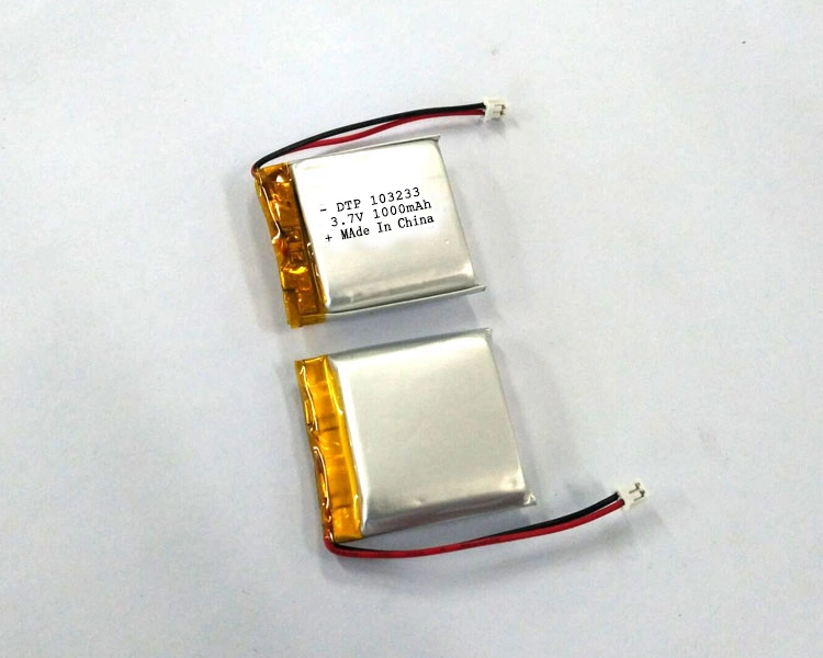 Bateria de Lipo quadrada de 103233 3,7V 1000 mAh para smartphone com PCM