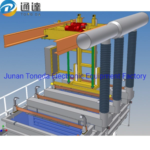 Tongda11 Equipo de Plato de Cobre máquina de elevación vertical máquina automática de galvanoplastia