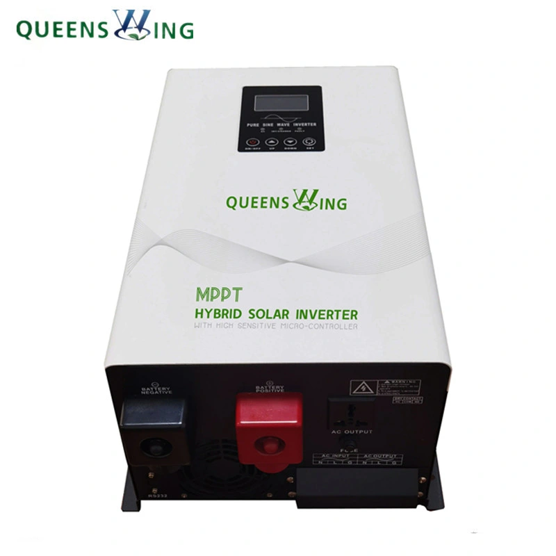 10kVA/8kw/8000W 48VCC 220VAC off-grid Casa Híbrida solar sistema inversor de potencia con 100UN MPPT Controlador de carga (QW-S10K48100)