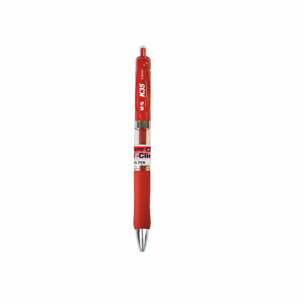 M&G Best Selling Retractable Styple 0.5mm Classic Gel Pens with Soft and Comfortable Rubber Grip