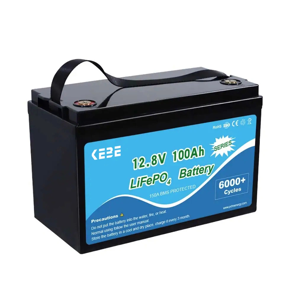 Power Tools Home Appliances Golf Carts Boats usou fábrica personalizada Bateria solar LFP à prova de água 12,8 V60ah lítio recarregável 3000 Cycle