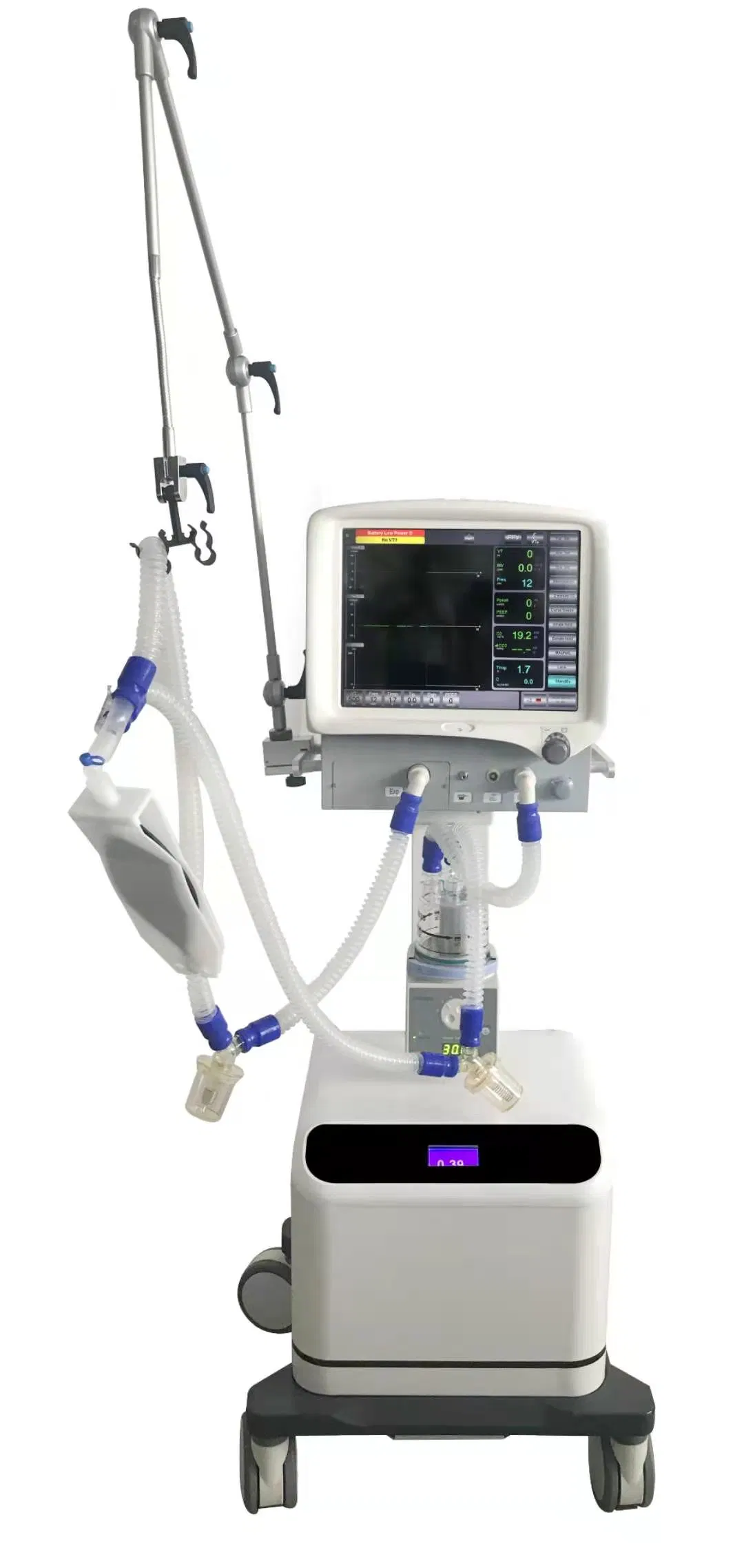 Ventilador de la ICU extremo superior de la ICU ventilador inteligente de la respiración espontánea de adultos para niños