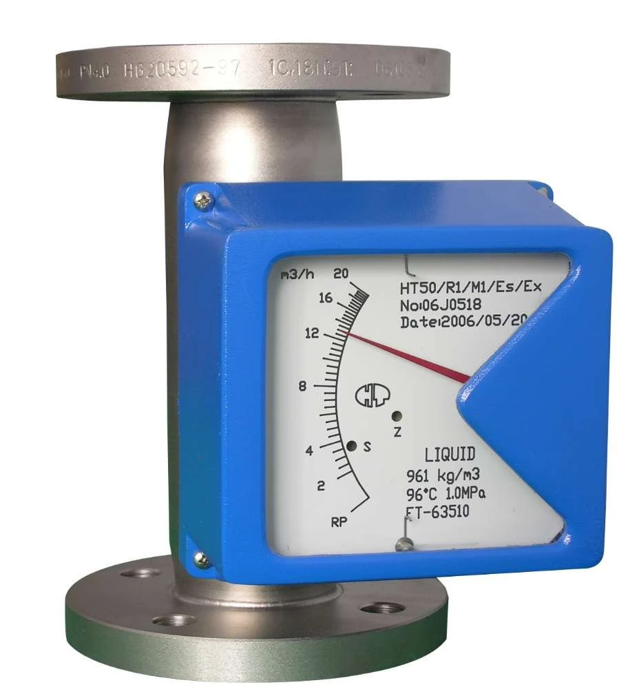 High Accuracy Variable Area Wet Type Liquid Gas Metal Tube Rotameter Flow Meter