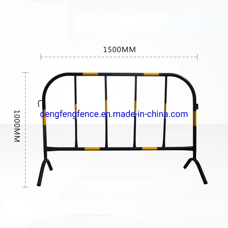 Metal Steel Portable Road Traffic Safety Concert Pedestrian Temporary Crowd Control Barricades Barrier