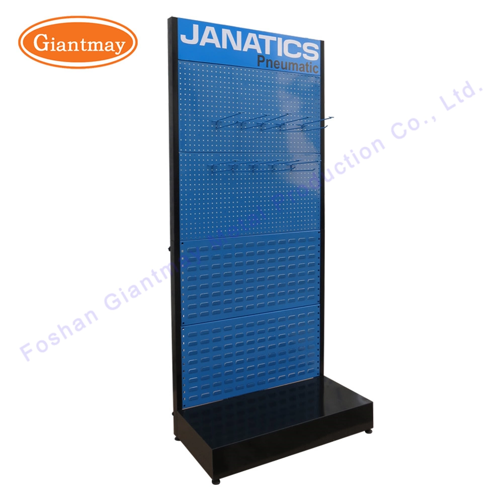 Exhibition Pegboard Garden Digging Power Tool Hanging Display Rack for Hardware Shop