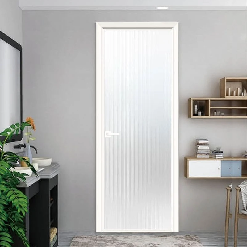 Modern Minimalist Bathroom Narrow Frame Casement Aluminium Interior Glass Door