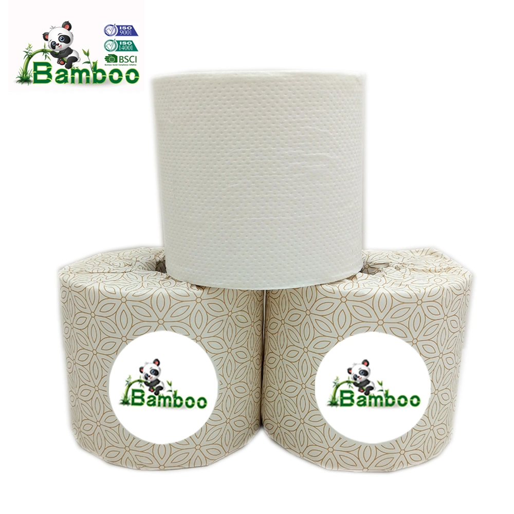 Virgin Bamboo Pulp and Environmental Eco Friendly Soft 2ply 3ply Bathroom Tissue Toilet Paper