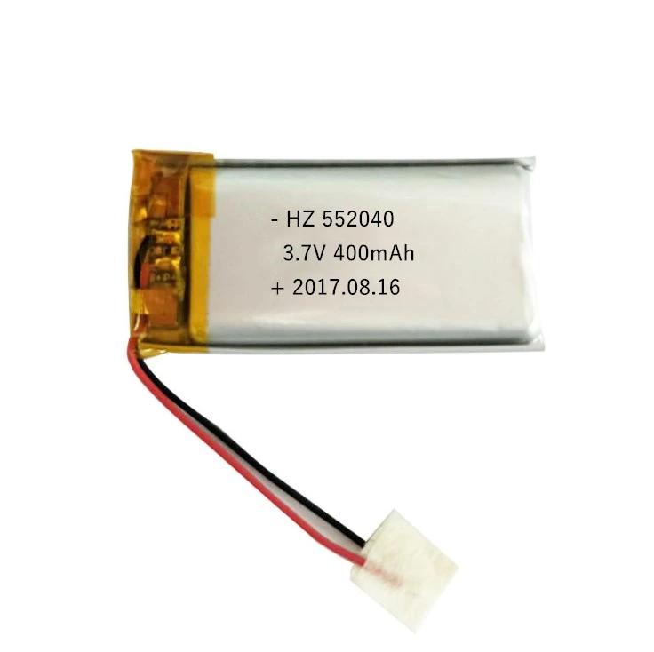 Quality Rechargeable Lithium Polymer Battery 552040 Lipo Battery 3.7V 400mAh Battery Smartwatch