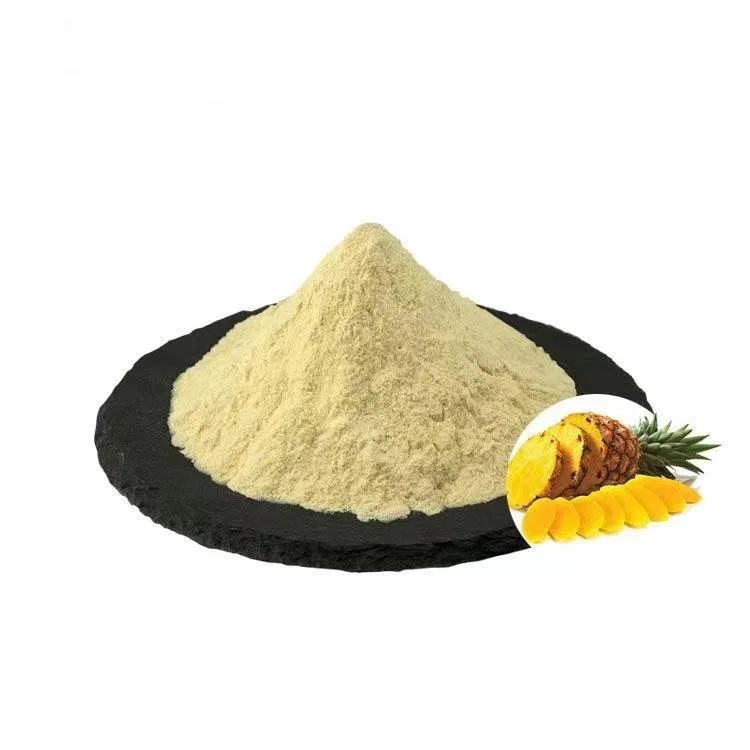 Venta caliente de polvo de enzima de bromelina orgánica Extracto de piña / Aditivo alimentario natural / Productos de salud Polvo de bromelina