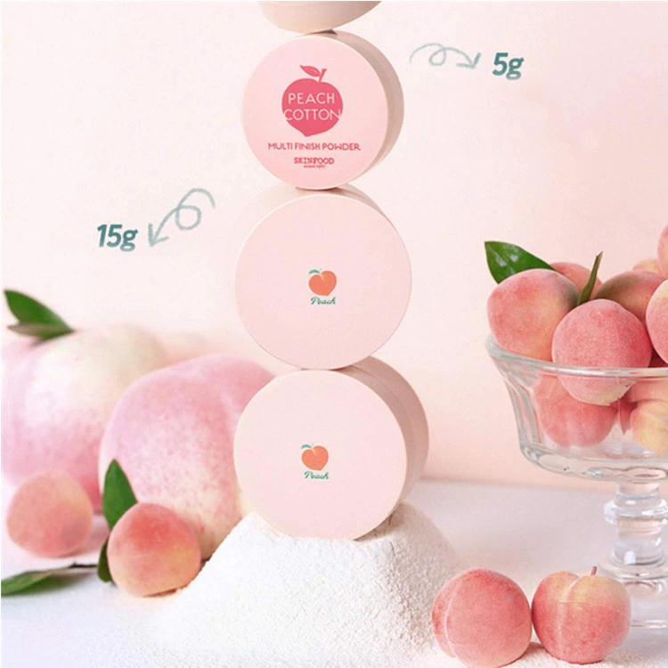 Custom Korean Peach Cotton Multi Finish Powder Setting Powder