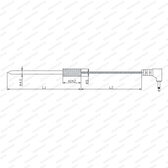 Food-Grade Hand-Held Straight Temperature Probe for Turkey Made-in-China