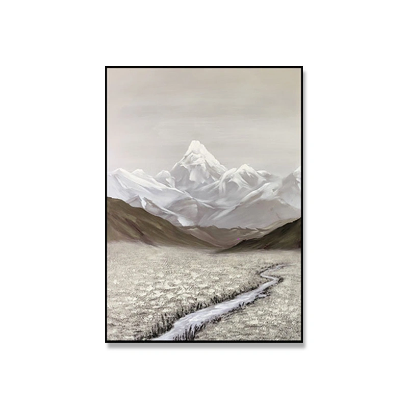 Mountain Scenery Hua Hand-Painted Oil Painting Custom Oil Painting for Sale