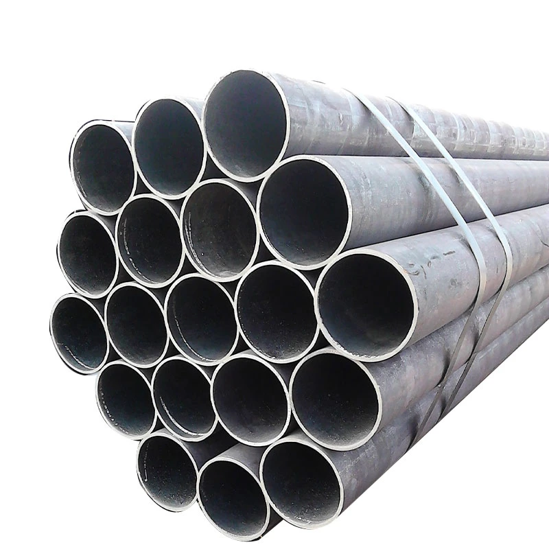 Hot Selling 1/2"-24" (20mm-610mm) Building Material Black Carbon ERW Welded Steel Pipe for Greenhouse