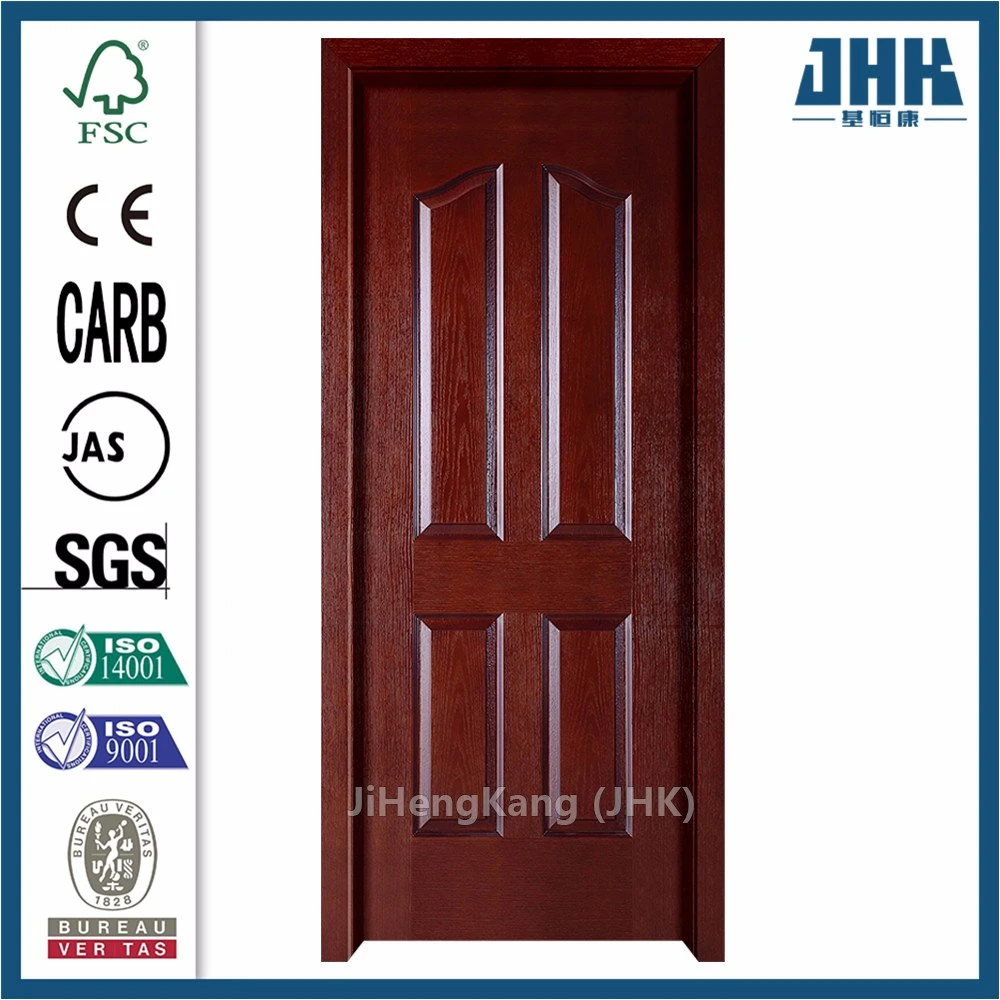 JHK Madera moldeada múltiple Roble Rojo Cocina Artificial Chapa del Gabinete Puerta