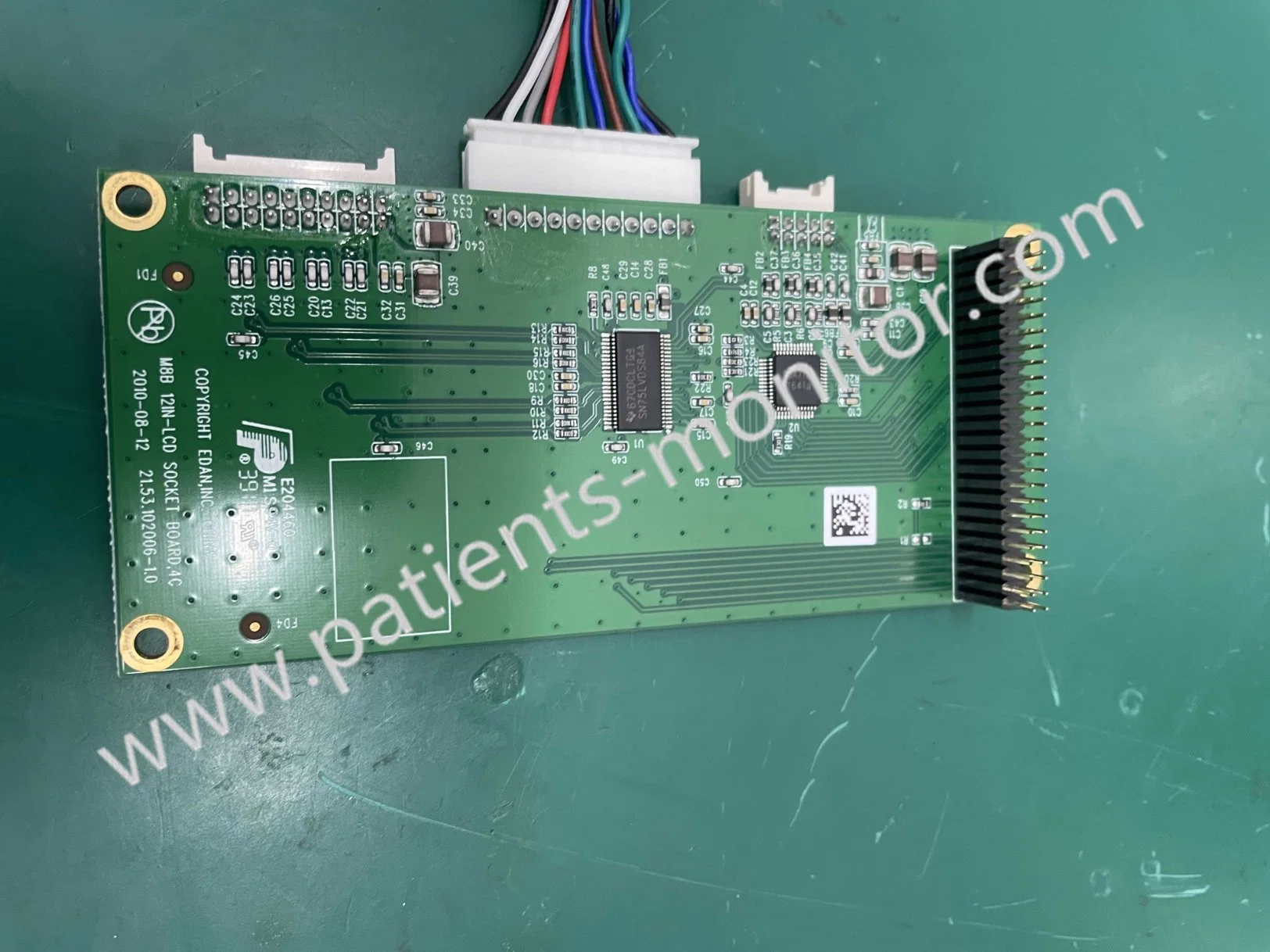 Edan Im8 M8b Monitor Display Interface, Network Card, USB Interface, Battery Board