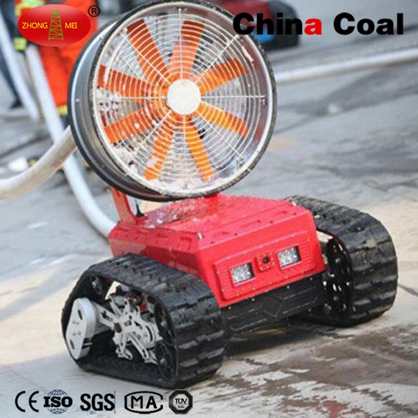 Self-Adapting Ability to Ground Smart Remote Control Smoke Evacuation Explosion-Proof High-Expansion Foam Fire-Fighting Extinguishing Crawler Water Robot