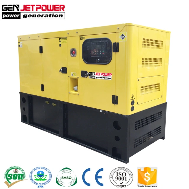 34kw 42kVA 3phase Lovol Water Cooled Engine 1003tg Silent Diesel Genset