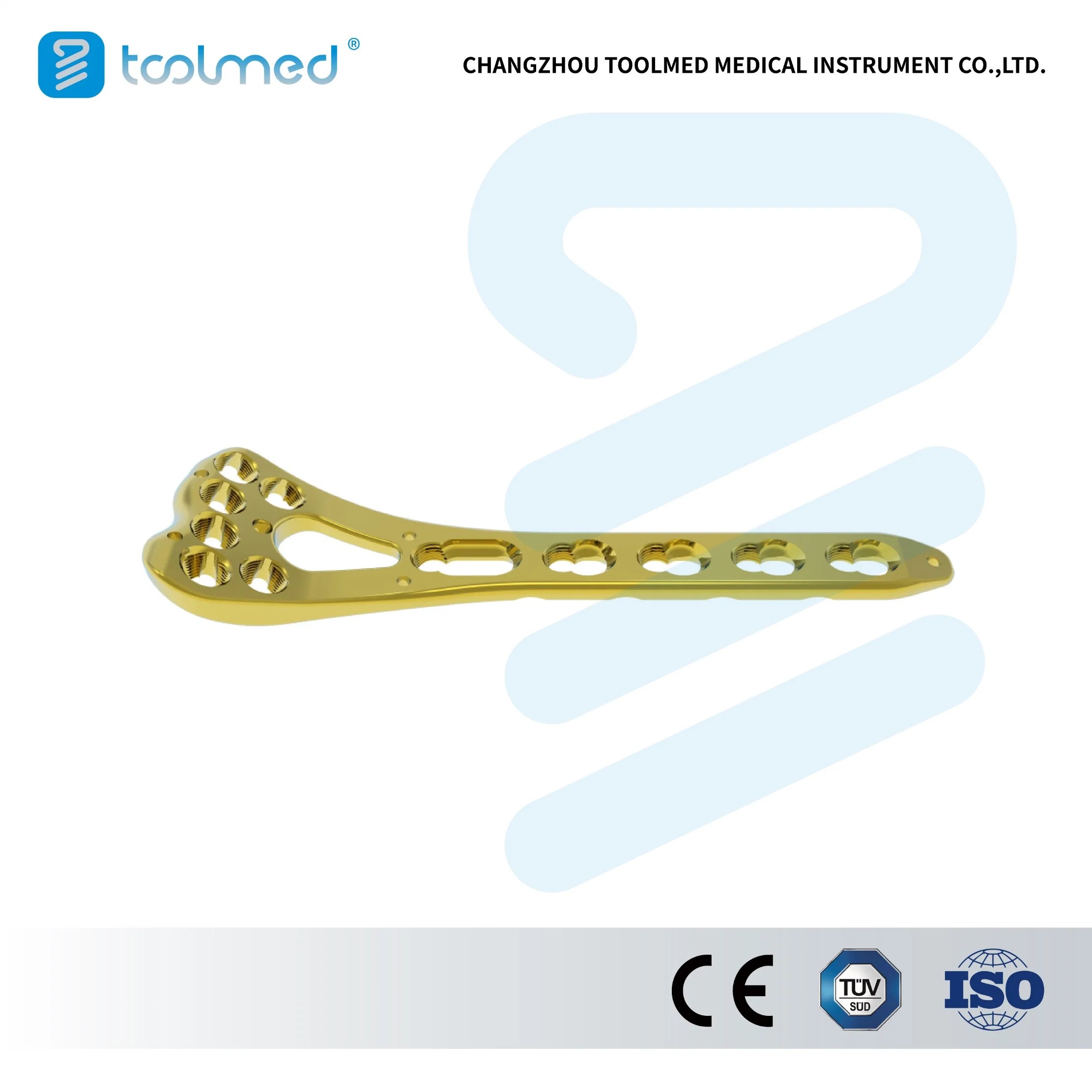 2.4-2.7mm Variable Angle Two-Column Volar Distal Radius Locking Plate, Head Holes 6, Multiax&trade; Variale Angle Locking Plate System, Orthopedic Instruments.