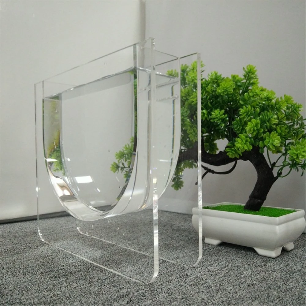 Home Decoration Tabletop Clear Acrylic Plexiglass Fish Tank