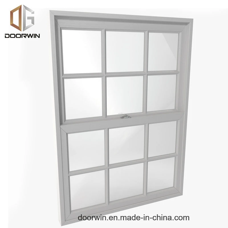 Thermal Break Aluminum Single Hung Double Glass Window