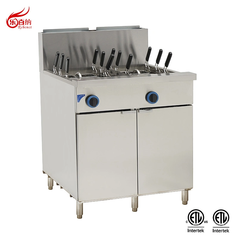 Commercial Stainless Steel Single Tank Six Holes Gas Pasta Noodle Cooker with Thermostat and Hi Limiter (PC11)